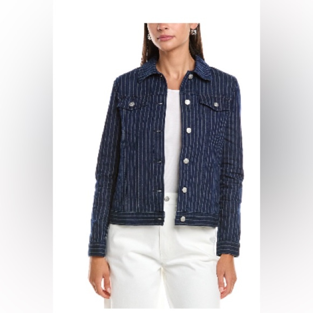 New With Tags Hudson Jeans Striped Jacket Size Small Winona Collection